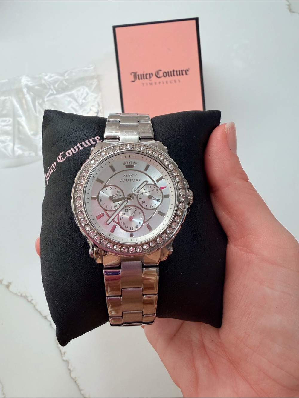 Juicy Couture Silver Bracelet Watch - Picture 9 of 12